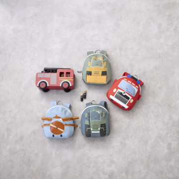 Tiny Backpack Tiny Drivers fire engine