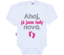 Body s potiskem New Baby Ahoj, já jsem tady nová.