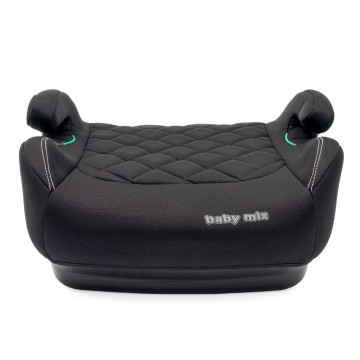 Autosedačka-podsedák BABY MIX HERO Plus ISOFIX I-SIZE black 2026, Černá