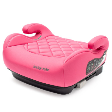 Autosedačka-podsedák BABY MIX HERO Plus ISOFIX I-SIZE pink