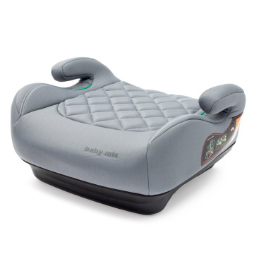 Autosedačka-podsedák BABY MIX HERO I-SIZE 2026 grey, Šedá
