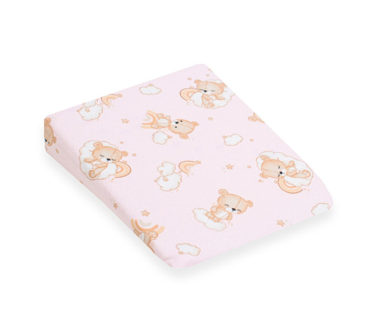 Potah na kojenecký polštář-klin New Baby BASIC 30x37 cm pink