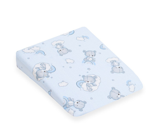 Potah na kojenecký polštář-klin New Baby BASIC 30x37cm blue