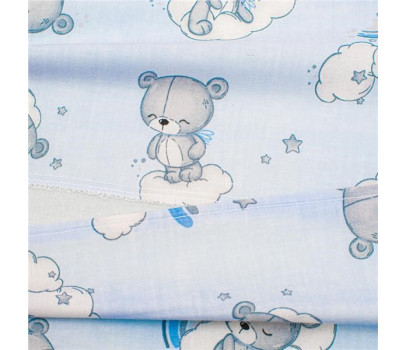 Potah na kojenecký polštář-klin New Baby BASIC 30x37cm blue