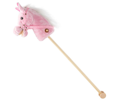 Hobby Horse se zvukem a kolečky Rosie Baby Mix pink