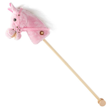 Hobby Horse se zvukem a kolečky Rosie Baby Mix pink