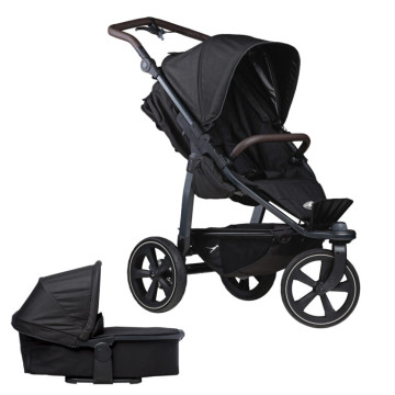 set Mono2 combi push chair-air chamber wheel 2024 black