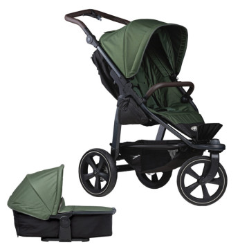 set Mono2 combi push chair-air chamber wheel 2024 olive