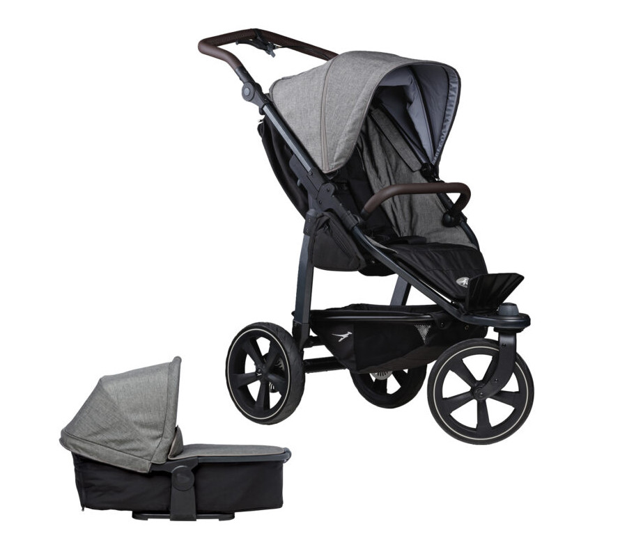 set Mono2 combi push chair-air chamber wheel 2024 prem. grey