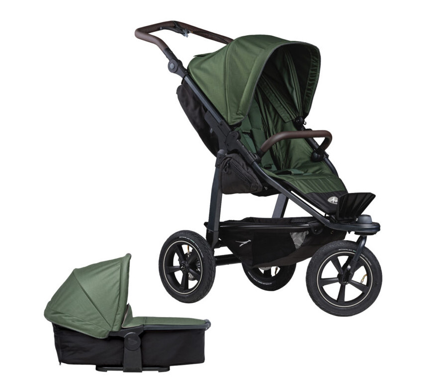 set Mono2 combi push chair - air wheel 2024 olive