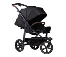 set Mono2 stroller - air chamber wheel 2024 black