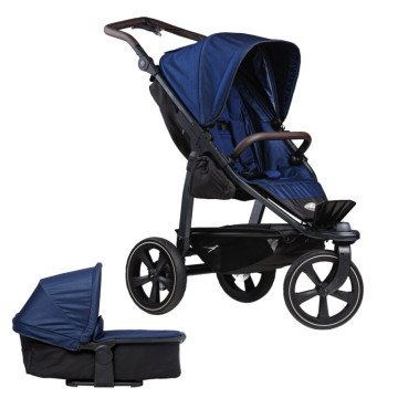 set Mono2 stroller - air chamber wheel 2024 navy