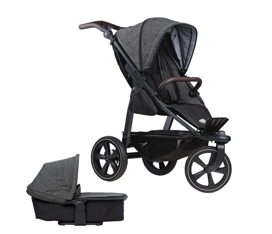 set Mono2 stroller - air chamber wheel 2024 prem. anthracite