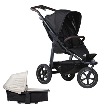 set Mono2 stroller - air wheel 2024 black/sand