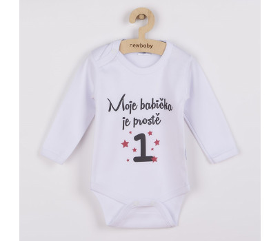 Body s potiskem New Baby Moje babička je prostě jednička