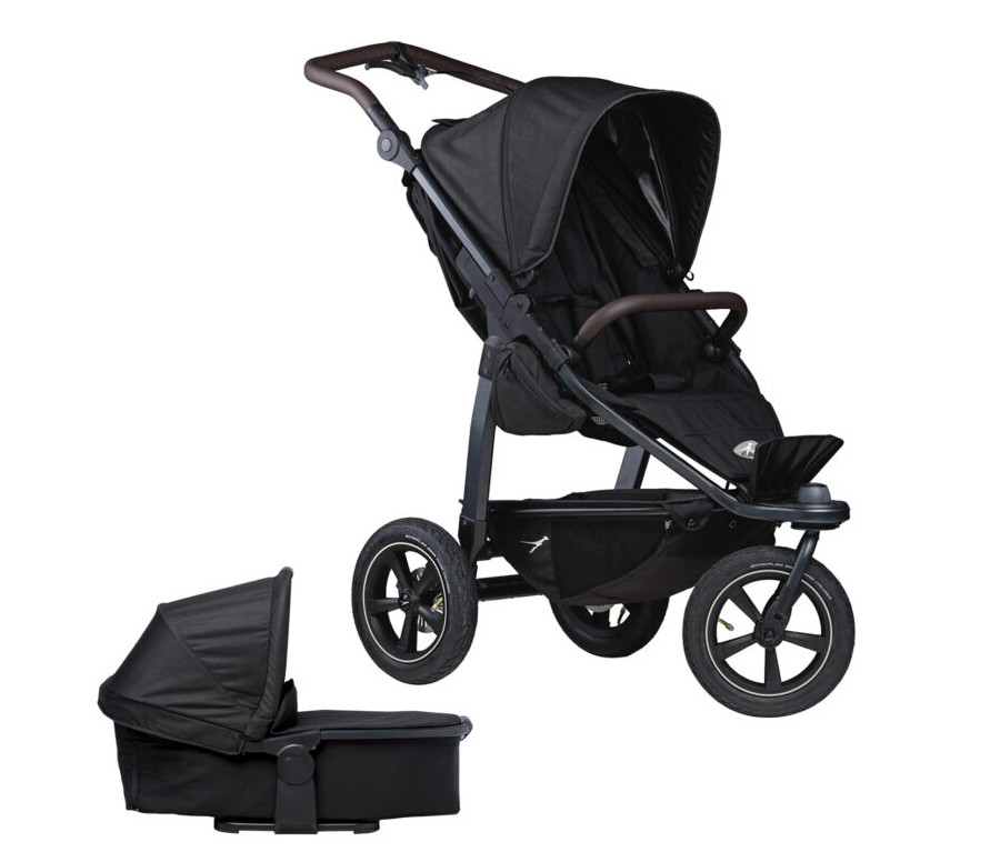 set Mono2 combi push chair - air wheel 2024 black