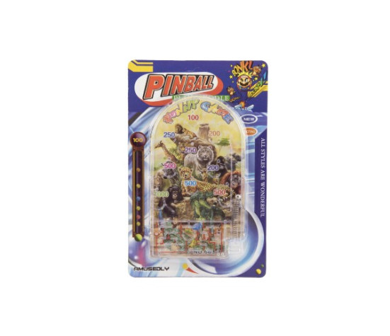 Pinball ZOO hlavolam plast 9x16cm 2 druhy na kartě