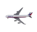 Letadlo Welly Boeing 747 plast/kov 15cm v krabičce 13x21x4,5cm