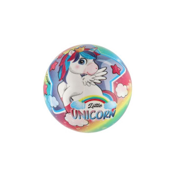 Míč Malý jednorožec/Little unicorn nafouknutý 23cm v síťce