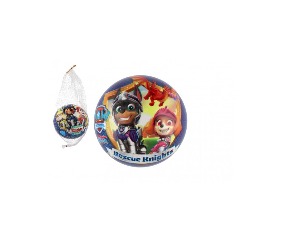 Míč Tlapková patrola/Paw patrol nafouknutý 14cm v síťce