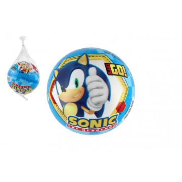 Míč Ježek Sonic nafouknutý 14cm v síťce