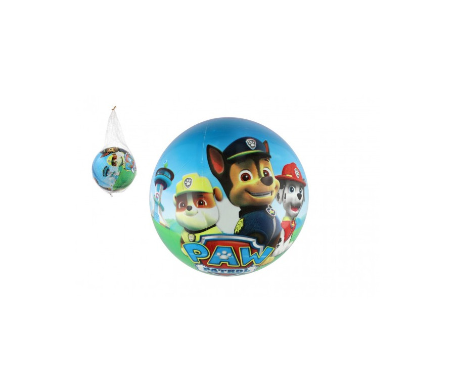 Míč Tlapková patrola/Paw patrol nafouknutý 23cm v síťce