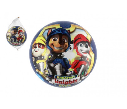 Míč Tlapková patrola/Paw patrol nafouknutý 23cm modrý v síťce