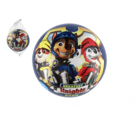 Míč Tlapková patrola/Paw patrol nafouknutý 23cm modrý v síťce