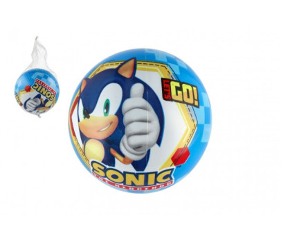 Míč Ježek Sonic nafouknutý 23cm v síťce