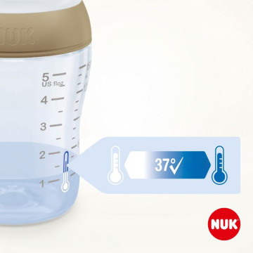 Skleněná kojenecká láhev NUK Perfect Match Temperature Control 230 ml