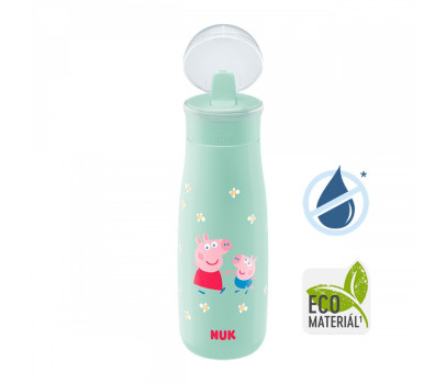 Dětská láhev NUK Mini-Me Flip Peppa Pig 450 ml 12+ m