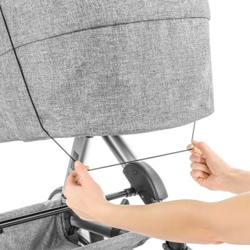 Reer Sluneční clona na kočárek šedá UV50+