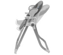 Dětská jídelní židlička 2v1 SMART New Baby grey
