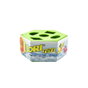 Vkládačka šestihran plast 16x6cm 12m+