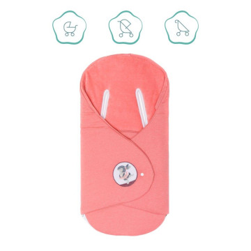 Fillikid Zavinovací deka bunny pink