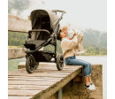 Set mono2 stroller - air wheel olive + carrycot mono2 combi olive + CYBEX Aton 5 Deep Black-black + adaptér na autosedačku