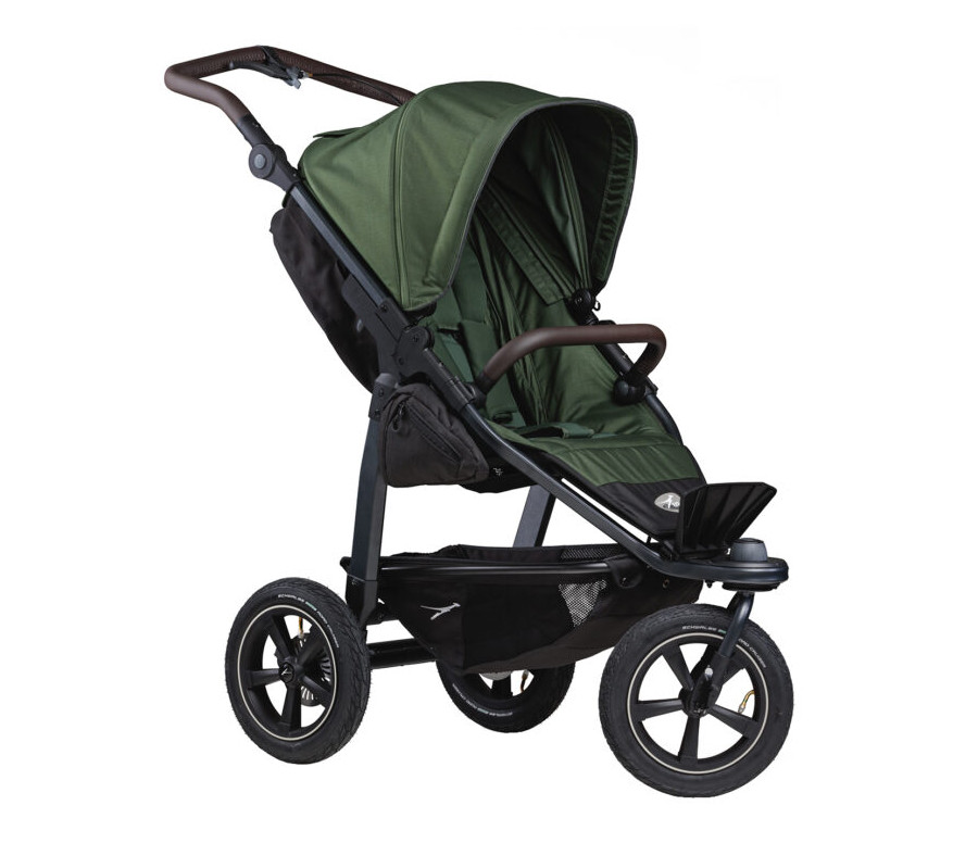 Set mono2 stroller - air wheel olive + carrycot mono2 combi olive + CYBEX Aton 5 Deep Black-black + adaptér na autosedačku