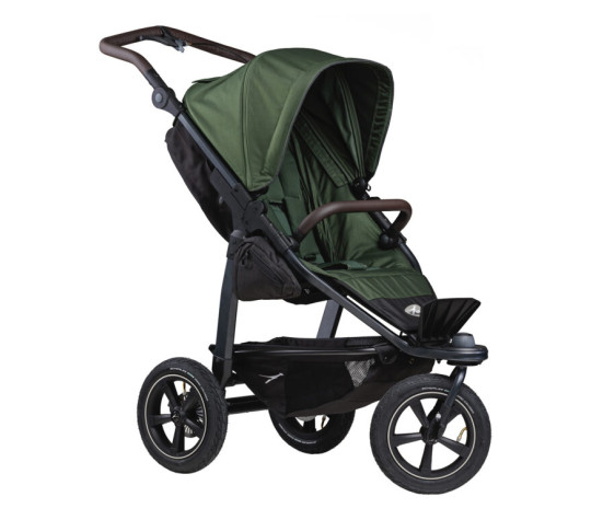 Set mono2 stroller - air wheel olive + carrycot mono2 combi olive + CYBEX Aton 5 Deep Black-black + adaptér na autosedačku