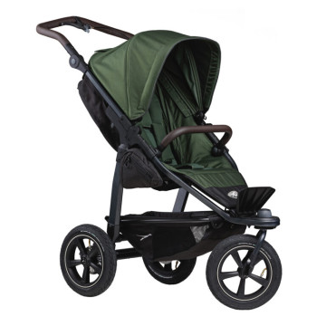 Set mono2 stroller - air wheel olive + carrycot mono2 combi olive + CYBEX Aton 5 Deep Black-black + adaptér na autosedačku