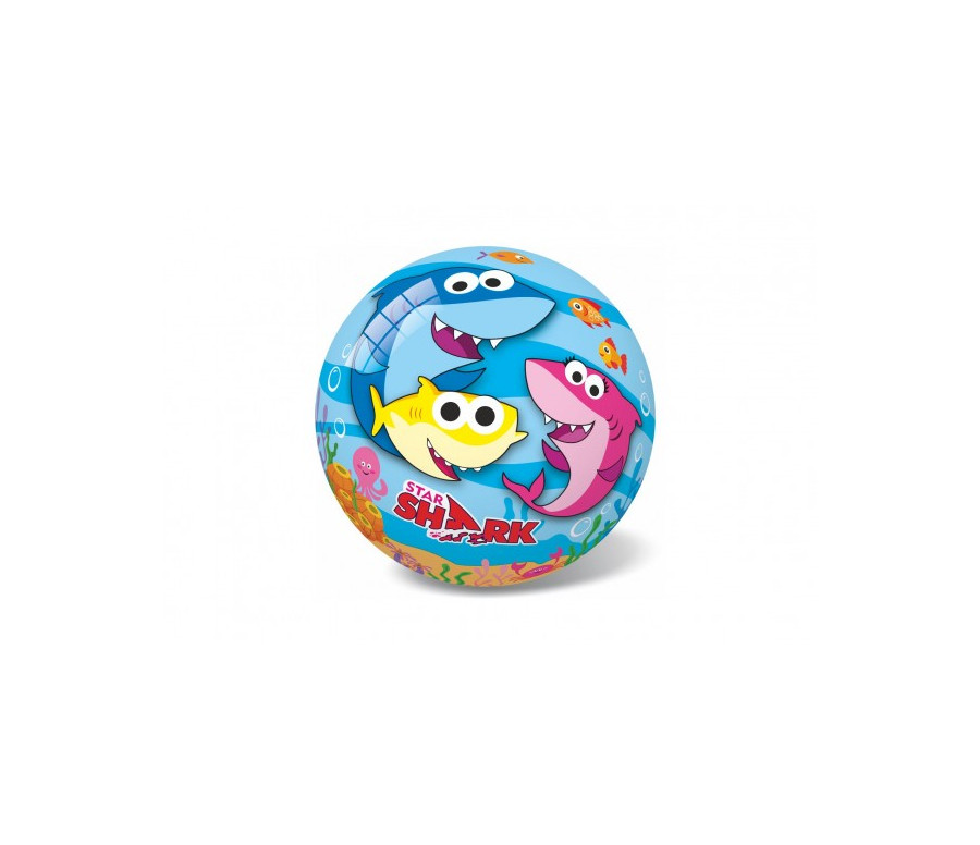 Míč Baby Shark nafouknutý 14 cm v síťce Míč Baby Shark nafouknutý 14 cm v síťce