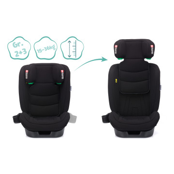 Fillikid Autosedačka Eli Pro Isofix i-size 100-150 cm black