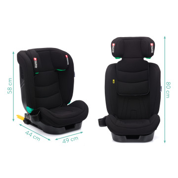 Fillikid Autosedačka Eli Pro Isofix i-size 100-150 cm black