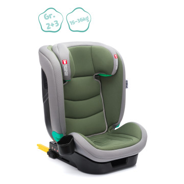 Fillikid Autosedačka Eli Pro Isofix i-size 100-150 cm green