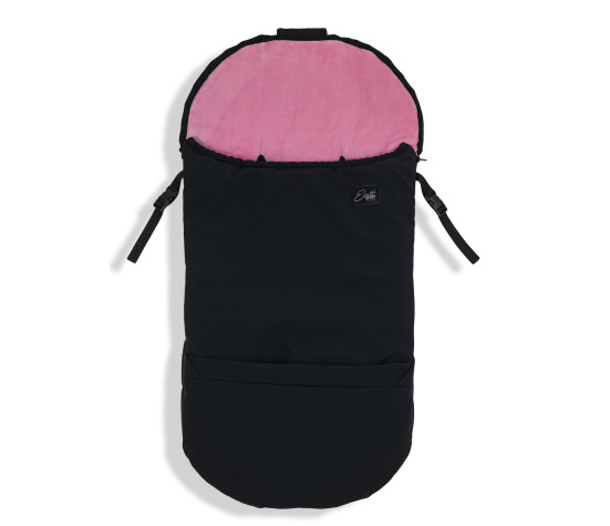 ESITO Zimní fusak Softshell Warm cocoon 4 v 1 Black / Cameo pink - černá / růžová / 95 x 47 cm / UNI