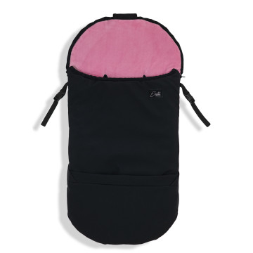 ESITO Zimní fusak Softshell Warm cocoon 4 v 1 Black / Cameo pink - černá / růžová / 95 x 47 cm / UNI