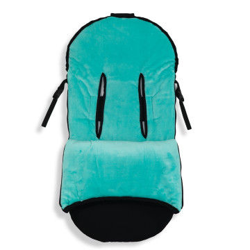 ESITO Zimní fusak Softshell Warm cocoon 4 v 1 Black / Mint - černá / zelená / 95 x 47 cm / UNI