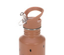 Bottle Stainless Steel Happy Prints caramel