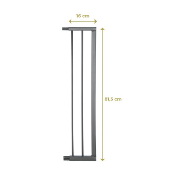 Geuther Prodloužení pro Easylock Plus a Easylock Wood Plus 16 cm, kovové, anthracite