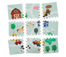 Fillikid Puzzle podložka farma 93 x 93 cm