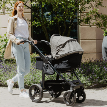 carrycot mono/pro combi unit premium black